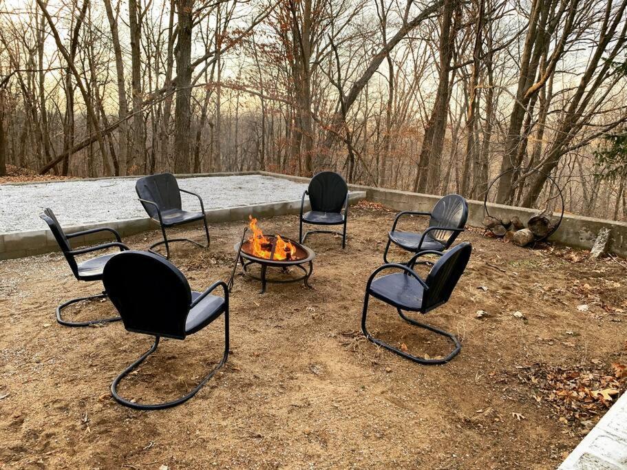 Finn'S Hideaway -Modern Family River Home Keokuk Luaran gambar